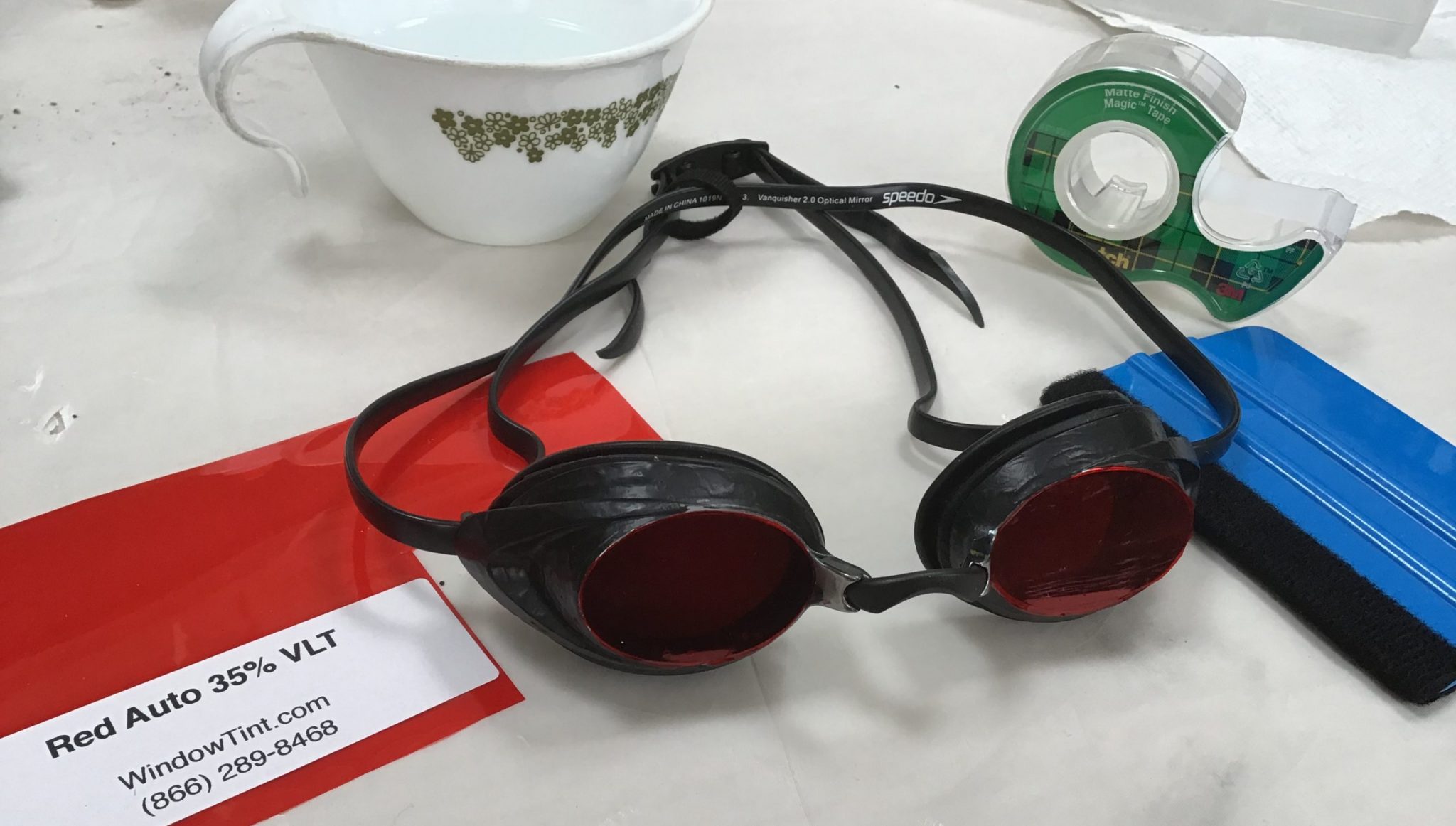 Easy HomeTinted Prescription Speedo Swim Goggles for about 40